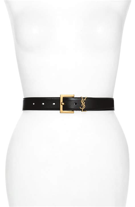 borsa cintura in vita ysl|Saint Laurent YSL Cintura Skinny Leather Belt.